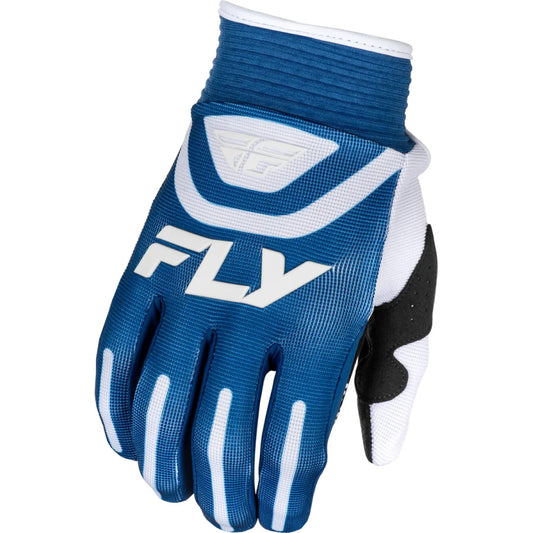 Fly Racing F-16 2025 BMX Race/MTB/Downhill Gloves - Dark Blue/White