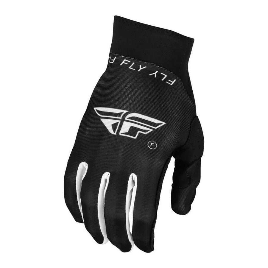 Fly Racing Pro Lite 2025 BMX Race/MTB/Downhill Gloves - Black/White