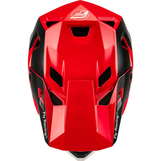 Fly Racing Rayce BMX Race/MTB/Downhill Helmet - Red/Black/White