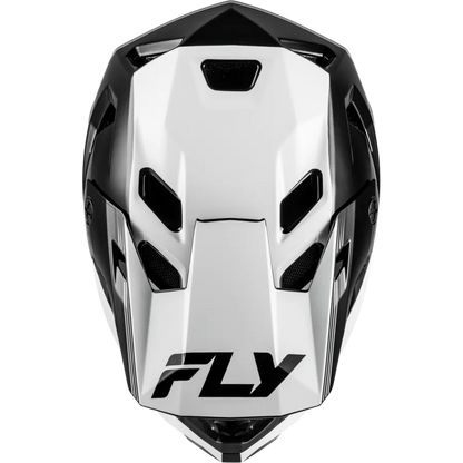 Fly Racing Rayce Repeat BMX Race/MTB/Downhill Helmet - Black/White
