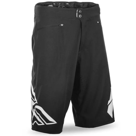Fly Racing Radium BMX Race/MTB/Downhill Shorts - Black/White