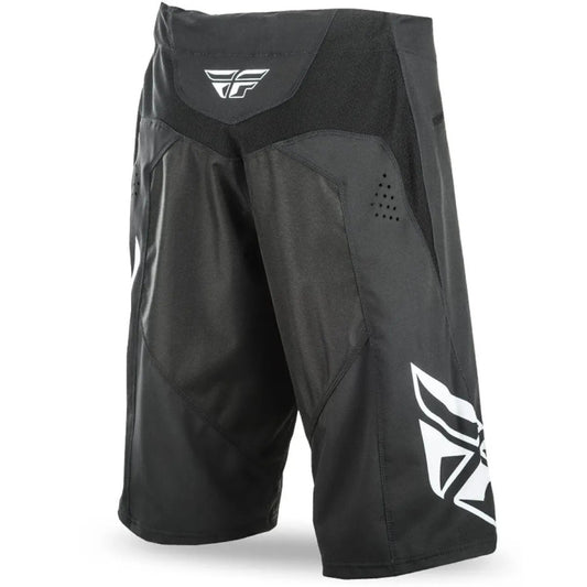 Fly Racing Radium BMX Race/MTB/Downhill Shorts - Black/White