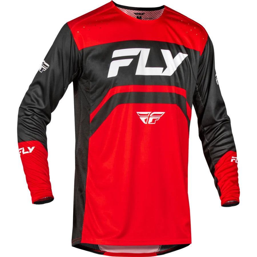 Fly Racing Rayce 2025 BMX Race/MTB/Downhill Jersey - Red/Black/White