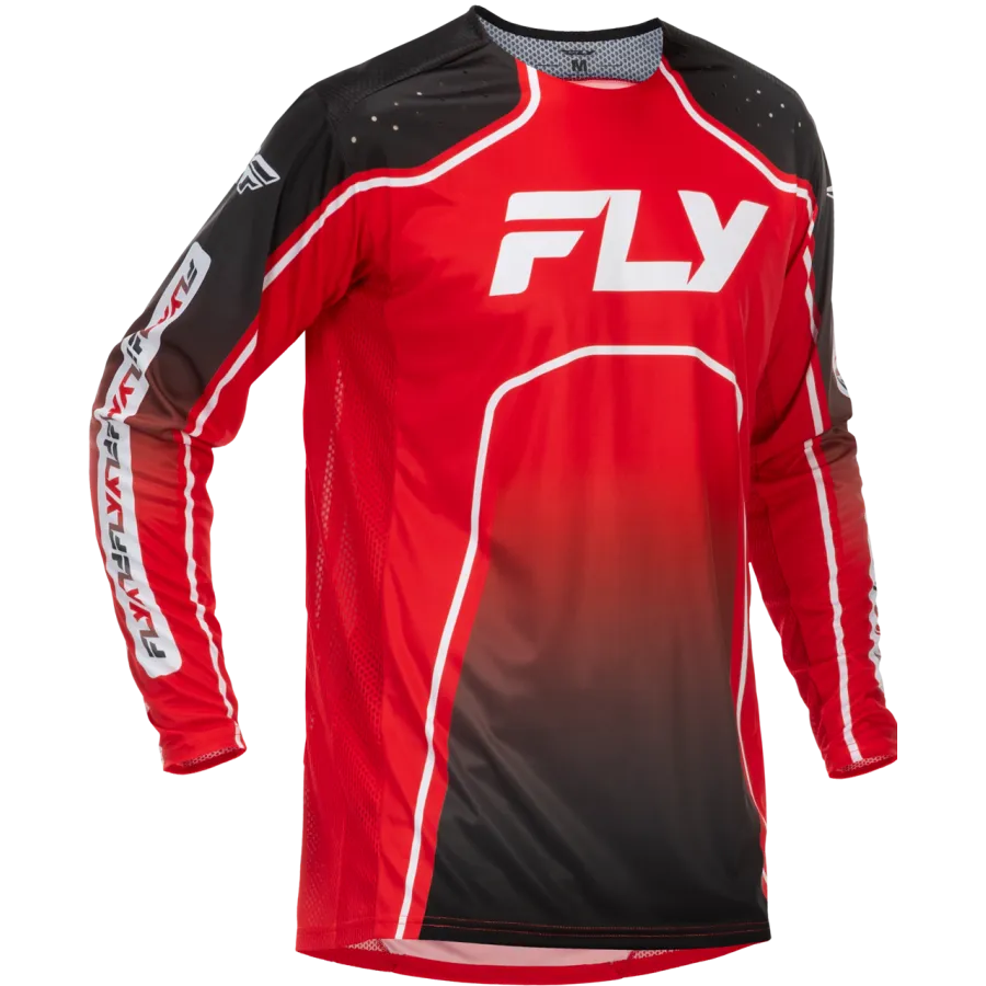 Fly Racing Rayce 2026 BMX Race/MTB/Downhill Jersey - Red/Black/White