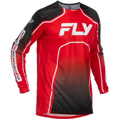 Fly Racing Rayce 2026 BMX Race/MTB/Downhill Jersey - Red/Black/White