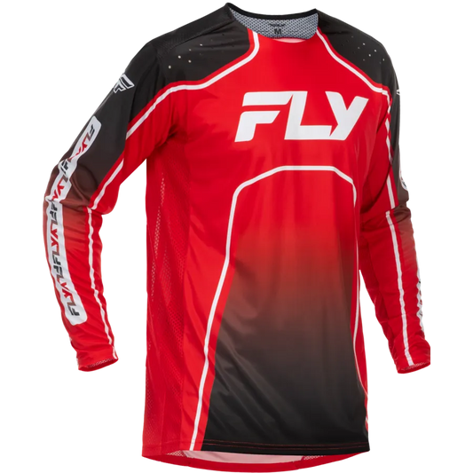 Fly Racing Rayce 2026 BMX Race/MTB/Downhill Jersey - Red/Black/White