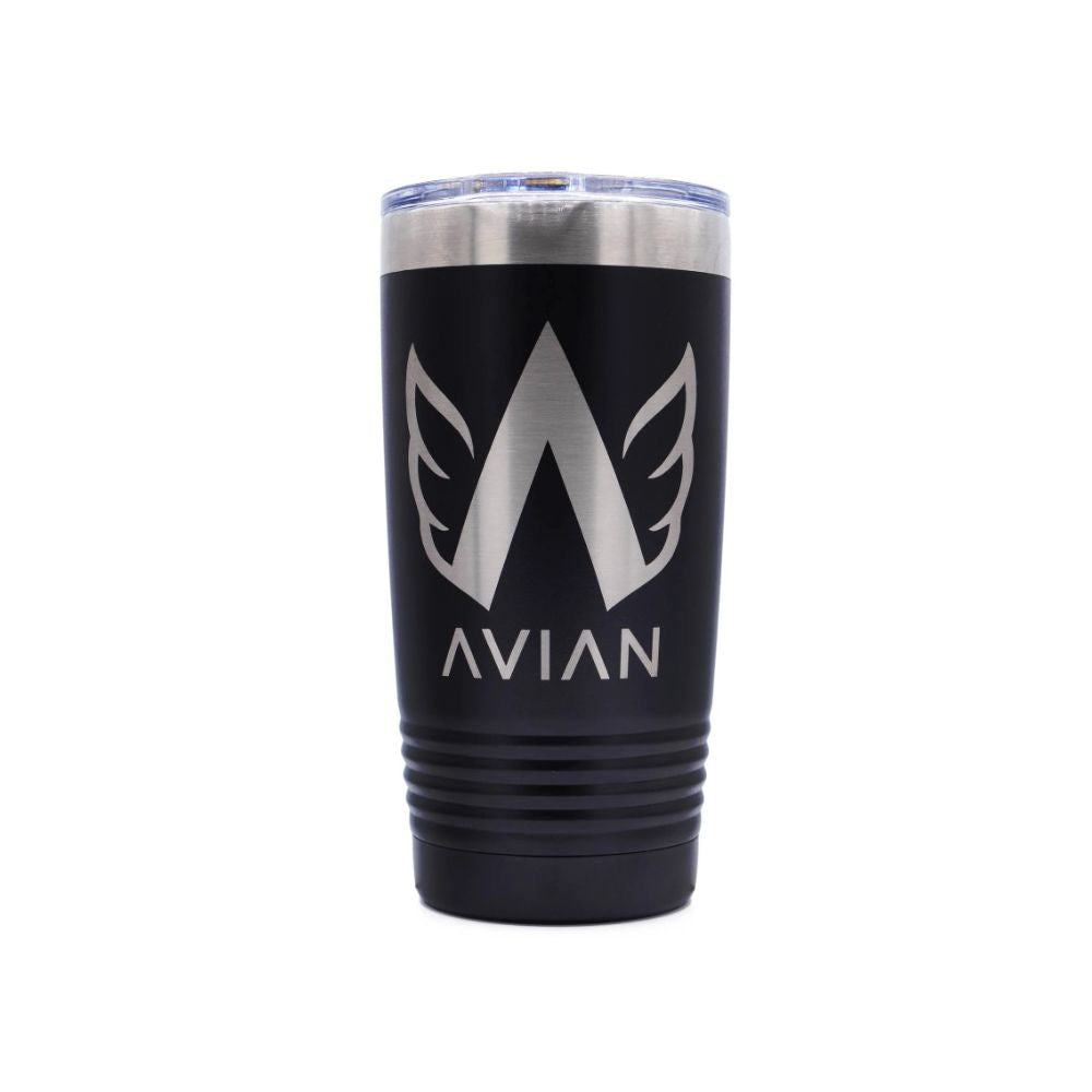 Avian Insulated Thermos Mug - 600ML - Black