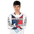 Stay Strong Chevron BMX Race/MTB/Downhill Jersey - White
