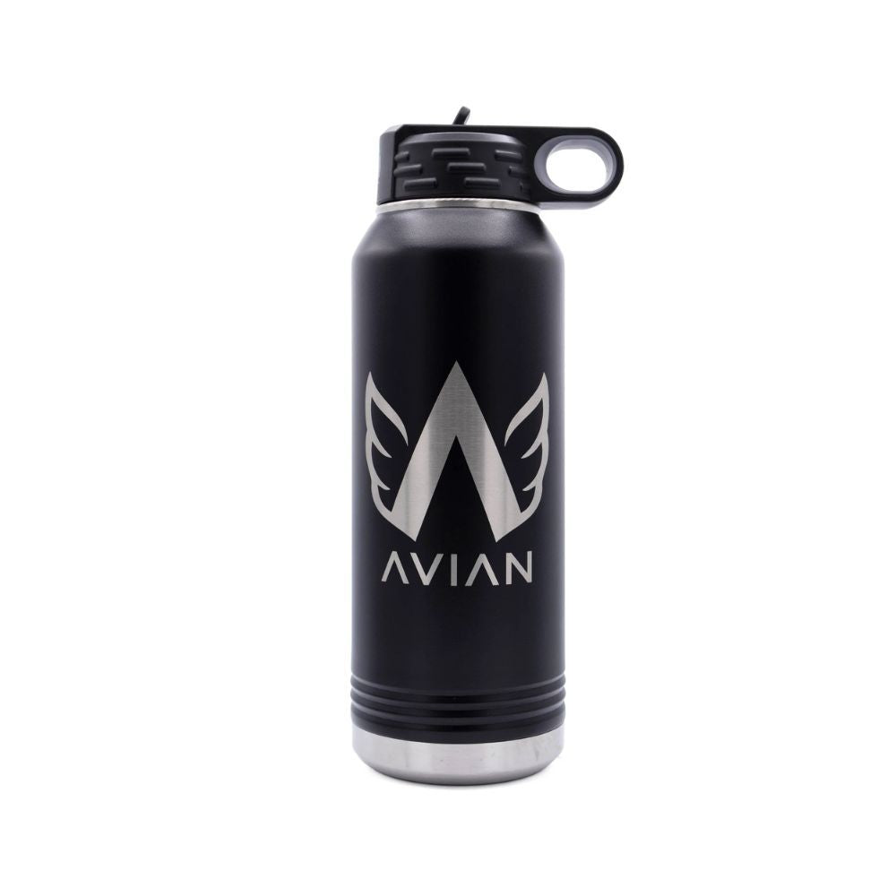 Avian Water Bottle - 1L - Black