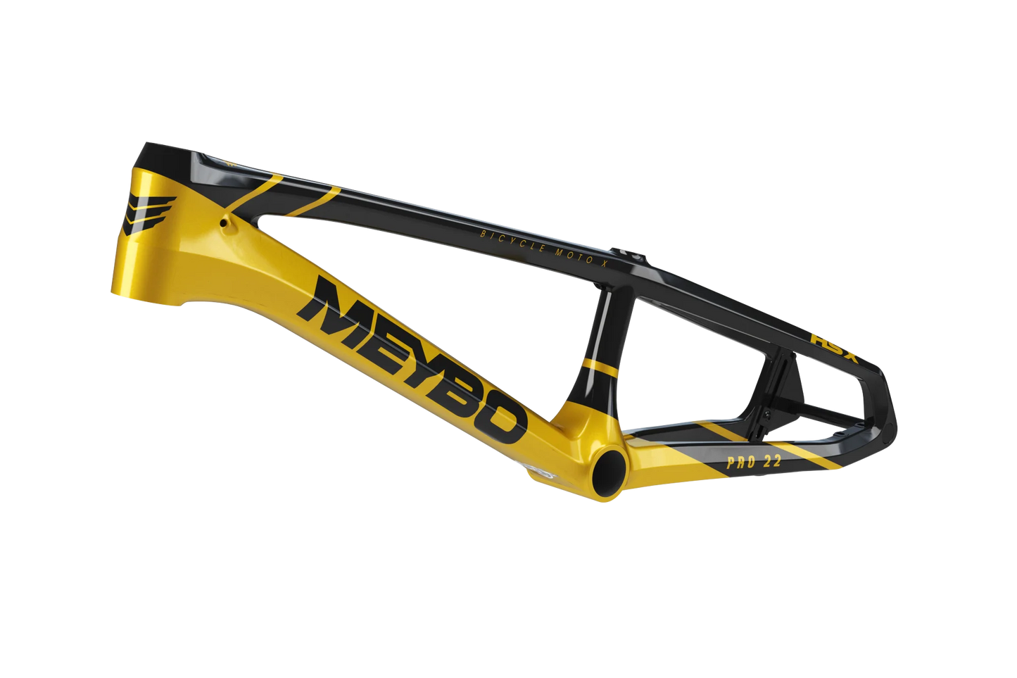 Meybo HSX 2025 Carbon BMX Race Frame - Black/Gold