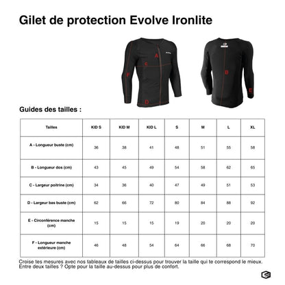 Evolve ironlite Body Protector