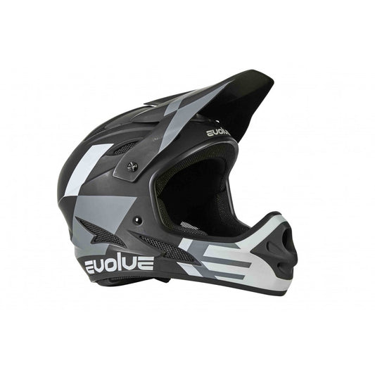 Evolve Storm BMX Race/MTB/Downhill Helmet - Matte Black