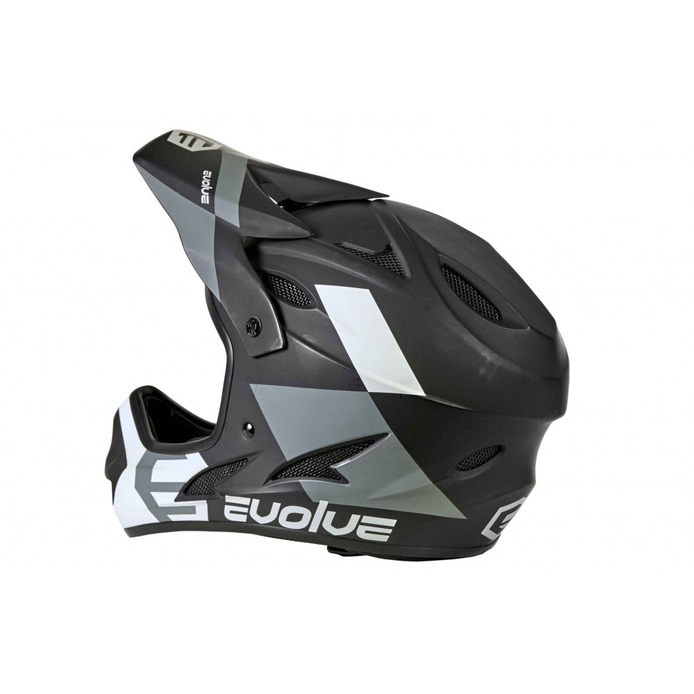 Evolve Storm BMX Race/MTB/Downhill Helmet - Matte Black