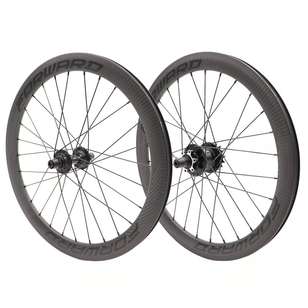 PRIDE GRAVITY EXP AERO UD GLOSS WHEELSET - BLACK HUBS