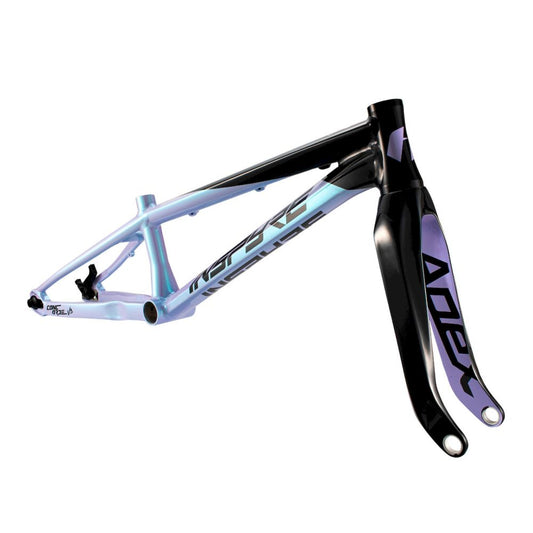 Inspyre Concorde V3 BMX Race Frame / Fork Kit - Black / Galactic Irridium