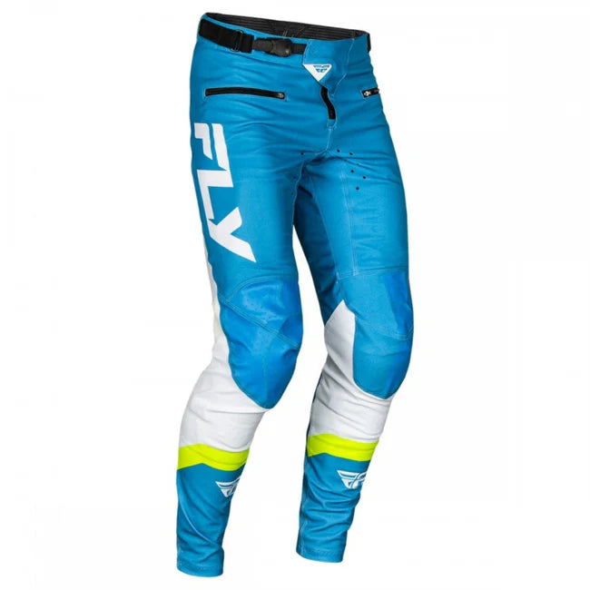 Fly Racing Rayce 2025 BMX Race/MTB/Downhill Pants - Blue/White/Lime Green