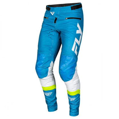 Fly Racing Rayce 2025 BMX Race/MTB/Downhill Pants - Blue/White/Lime Green