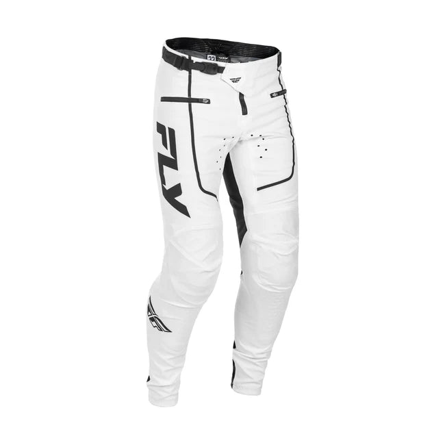 Fly Racing Rayce 2026 BMX Race/MTB/Downhill Pants - White/Black