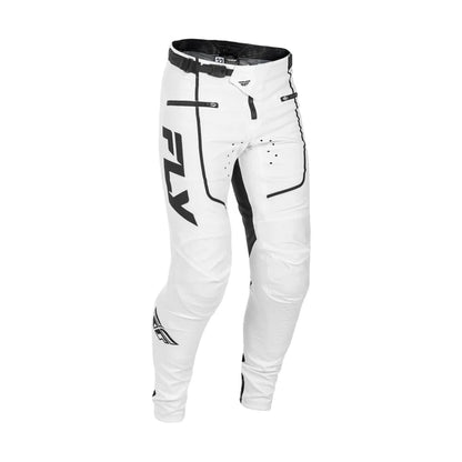 Fly Racing Rayce 2026 BMX Race/MTB/Downhill Pants - White/Black