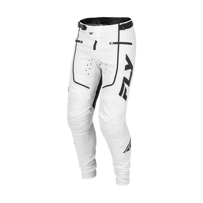 Fly Racing Rayce 2026 BMX Race/MTB/Downhill Pants - White/Black
