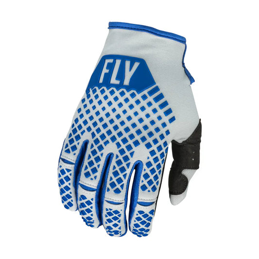 Fly Racing Kinetic 2023 BMX Race/MTB/Downhill Gloves - Blue/Light Grey