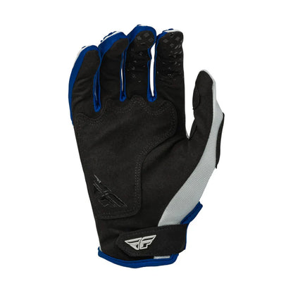 Fly Racing Kinetic 2023 BMX Race/MTB/Downhill Gloves - Blue/Light Grey