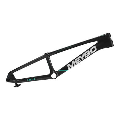 Meybo HSX 2026.5 Carbon BMX Race Frame - Black/Teal/Grey