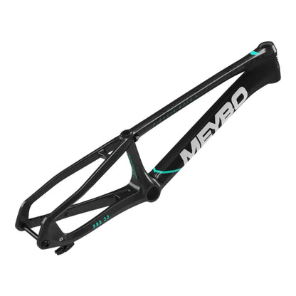 Meybo HSX 2026.5 Carbon BMX Race Frame - Black/Teal/Grey