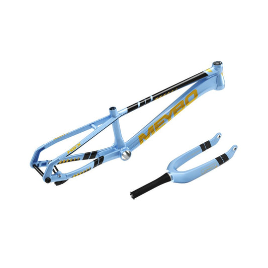 Meybo HSX AL Frame/Fork Kit 2026 - Sky/Gold/Black