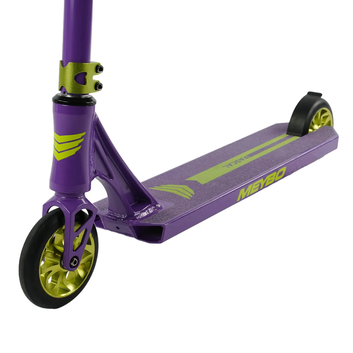 Meybo Rascal Stunt Scooter - Purple/Neon Yellow