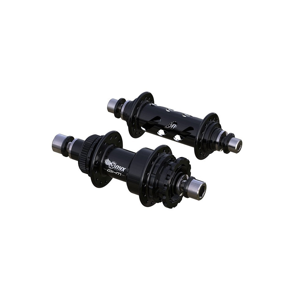 ONYX OHM CENTERLOCK 28H HUBS PAIR BLACK