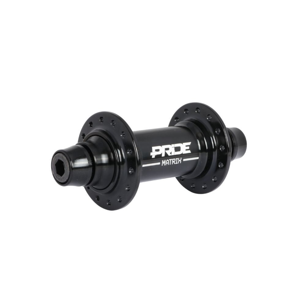 Pride Racing Matrix Front BMX Race Hub 10mm - Black