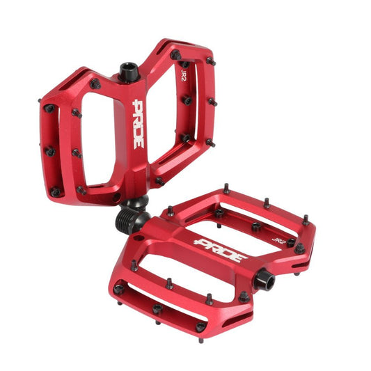 Pride Racing Newton JR2 BMX Race Flat Pedals - Red