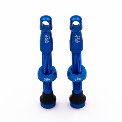Pride Racing Tubeless Valves 44mm - Blue
