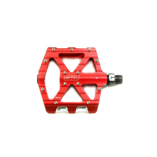 SD Components Flatpedal V2 Expert BMX Race Pedals - Red