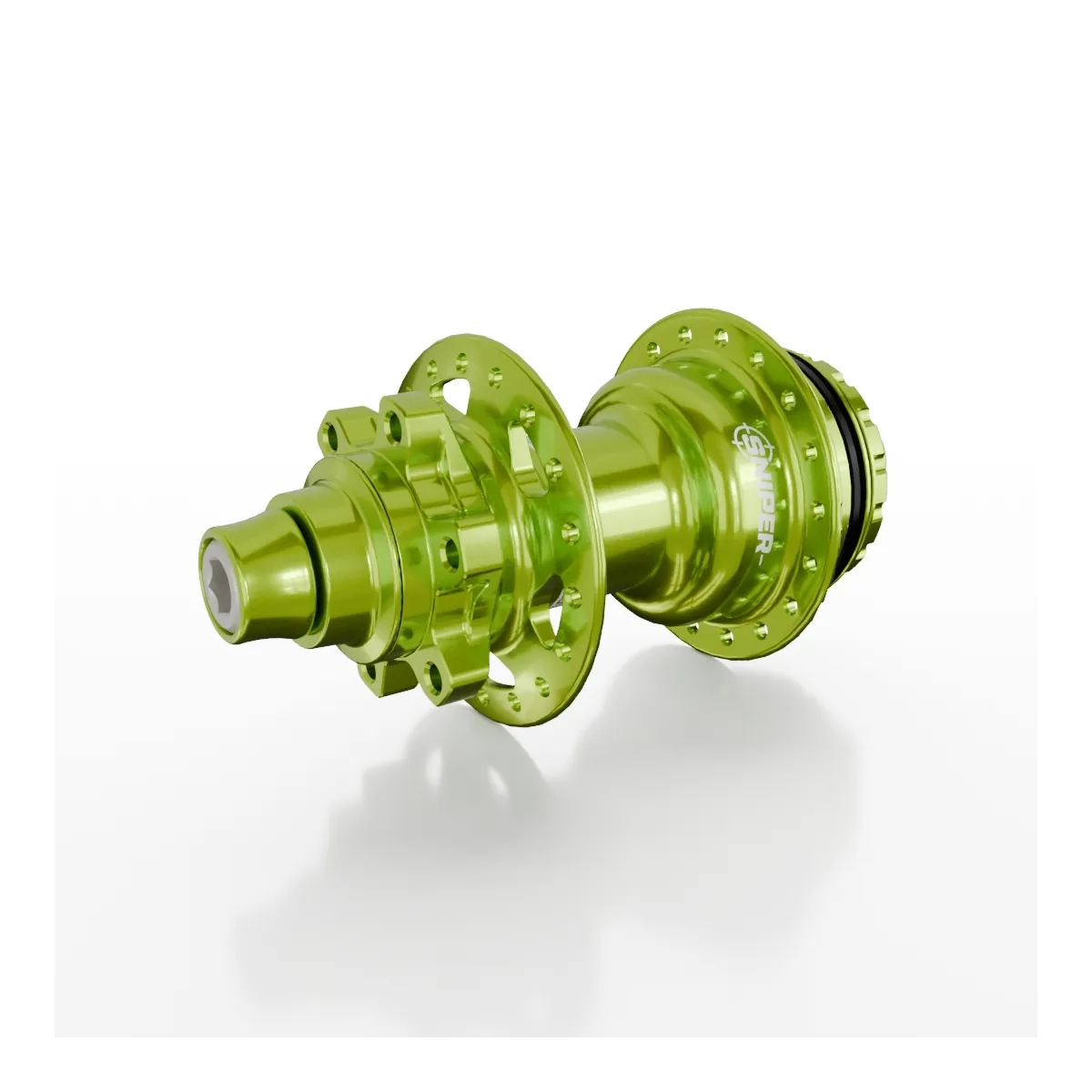 SD-X Sniper Evo Air Rear BMX Race Hub - 10mm - Lime