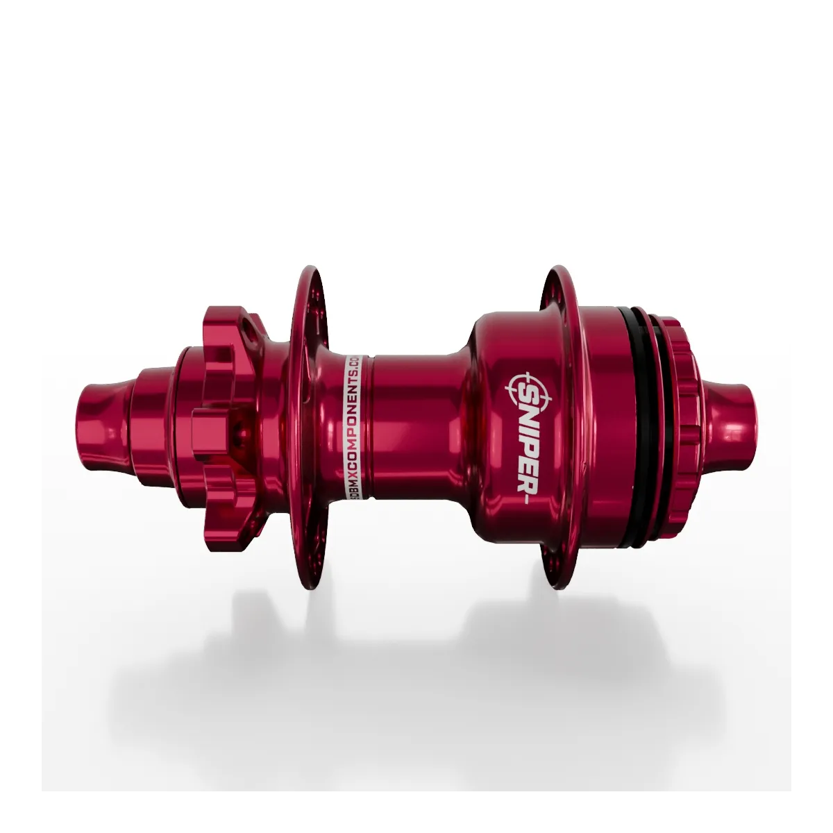 SD-X Sniper Evo Air Rear BMX Race Hub - 10mm - Red