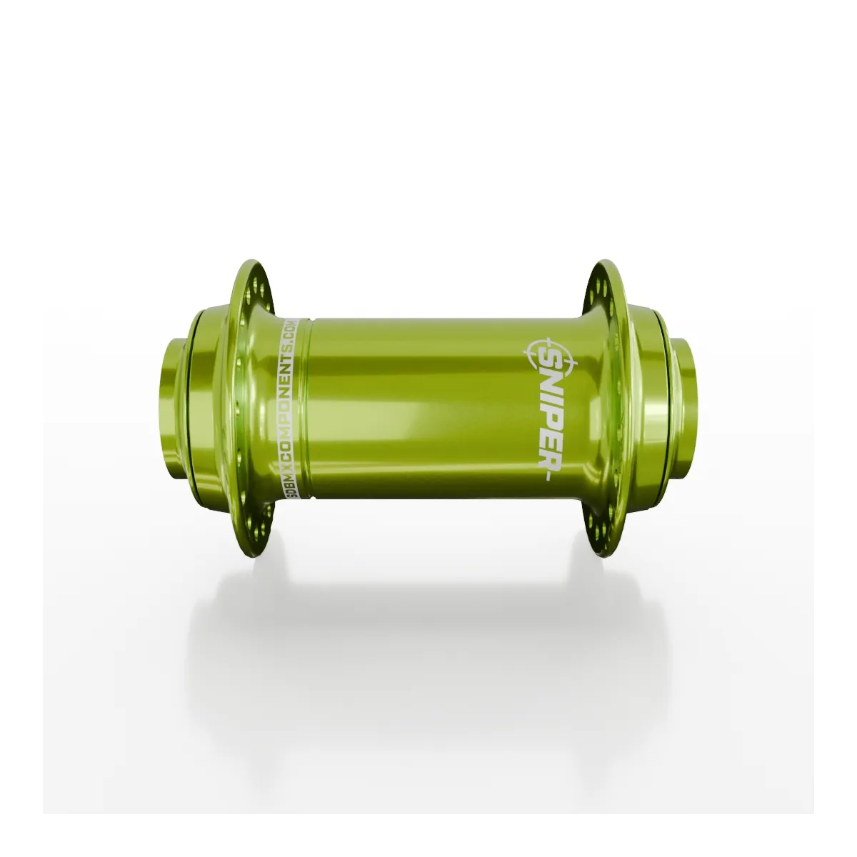 SD-X Sniper Evo Pro Front BMX Race Hub - 20mm - Lime