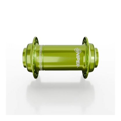 SD-X Sniper Evo Pro Front BMX Race Hub - 20mm - Lime
