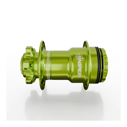 SD-X Sniper Evo Pro HSX Rear BMX Race Hub - 15mm - 36H - Lime