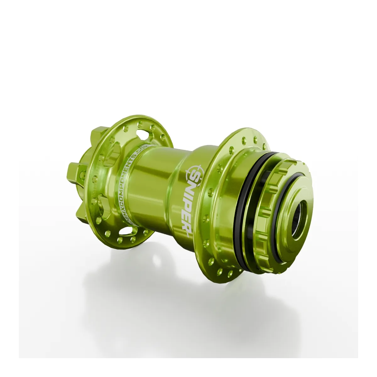 SD-X Sniper Evo Pro HSX Rear BMX Race Hub - 15mm - 36H - Lime
