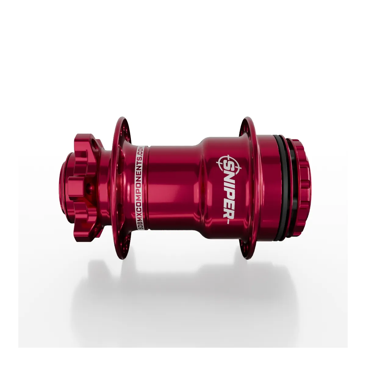 SD-X Sniper Evo Pro HSX Rear BMX Race Hub - 15mm - 36H - Red
