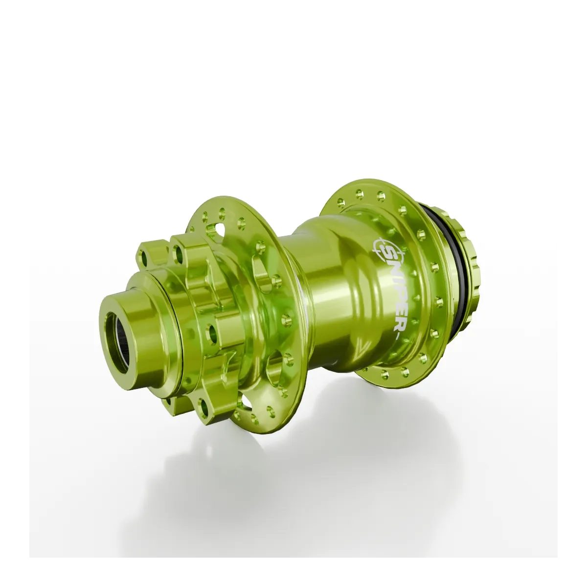 SD-X Sniper Evo Pro Rear BMX Race Hub - 15mm - 36H - Lime