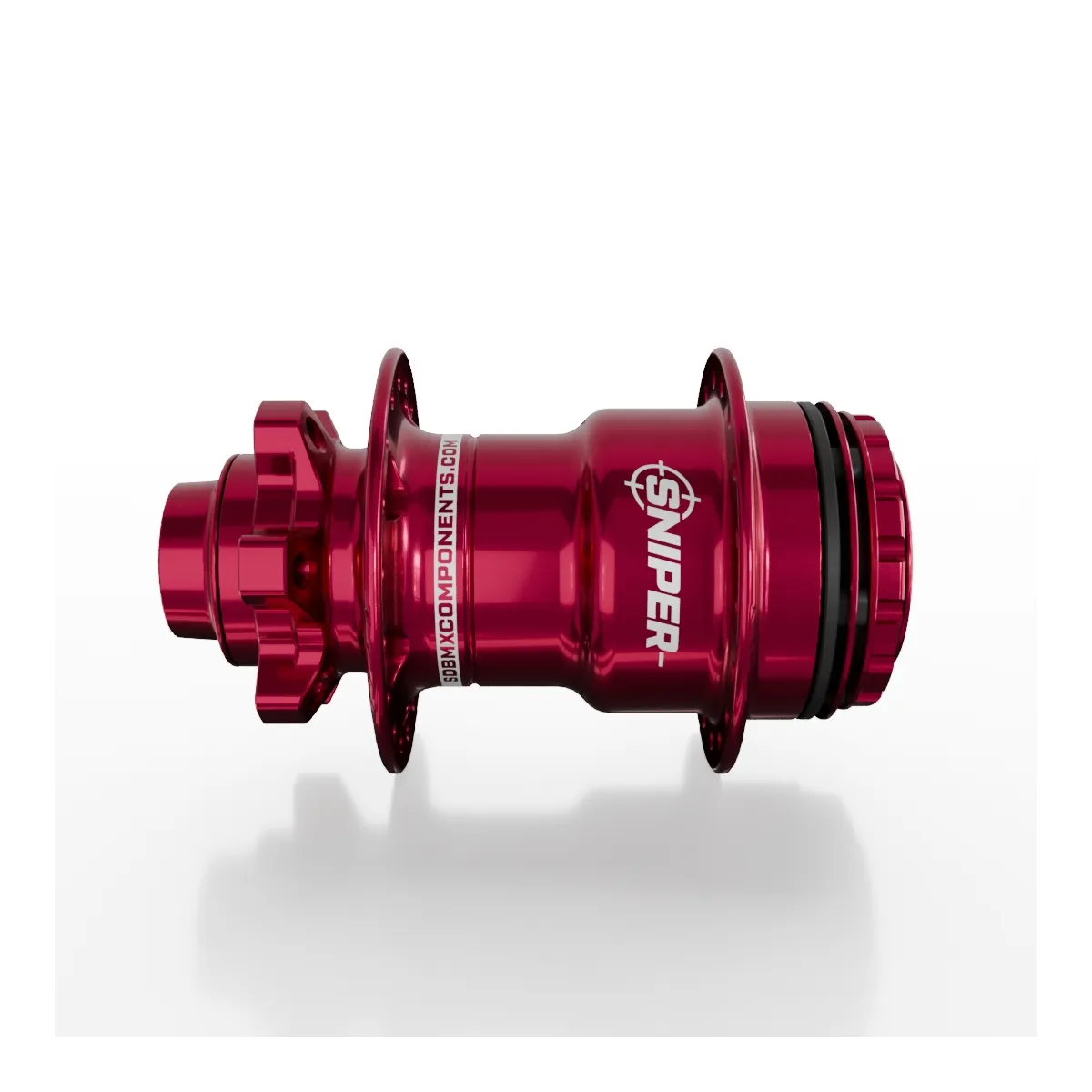 SD-X Sniper Evo Pro Rear BMX Race Hub - 15mm - 36H - Red