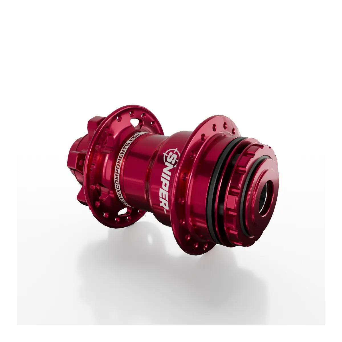 SD-X Sniper Evo Pro Rear BMX Race Hub - 15mm - 36H - Red