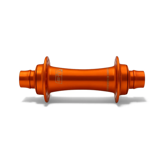 SD-X Sniper Pro Lite Front BMX Race Hub - 10mm - 28H - Orange