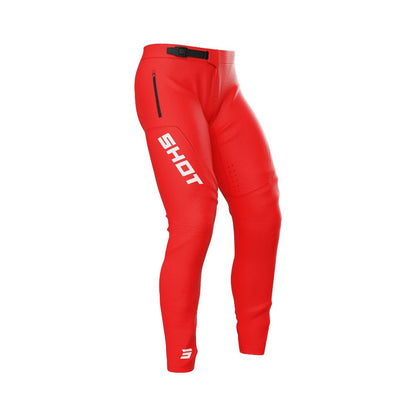 Shot Airy Sharp Pants - Red - Kid