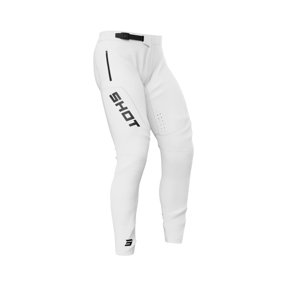 Shot Airy Sharp Pants - White - Kid