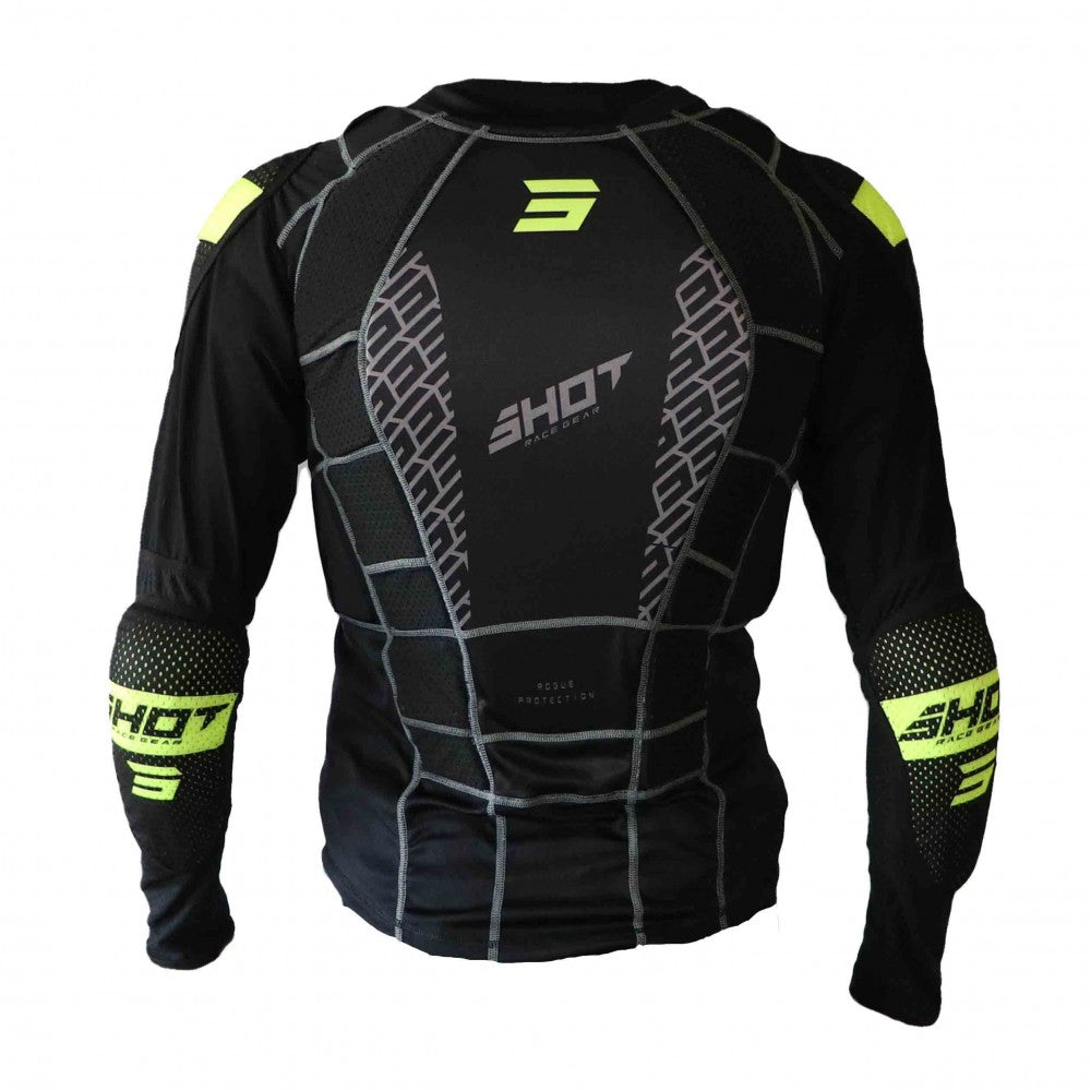 SHOT BODY PROTECTOR ROGUE 2.0 BLACK ADULT