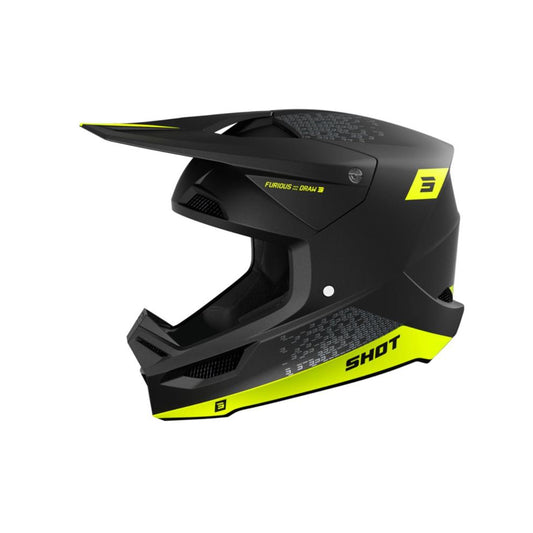 Shot Furious Helmet - Draw Neon Yellow